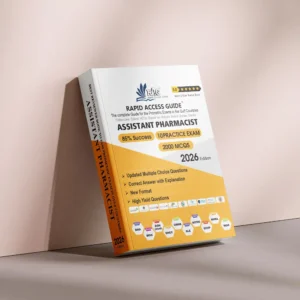 Assistant Pharmacist Rapid Access Guide Prometric exam preparation book with updated MCQs for Gulf licensing exams