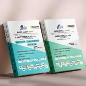 Family Medicine Prometric exam preparation book with updated clinical MCQs for DHA, DOH, MOH, SMLE and Gulf licensing exams