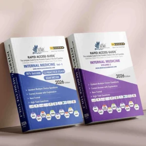 Internal Medicine Rapid Access Guide Prometric exam preparation book with updated clinical MCQs for Gulf licensing exams