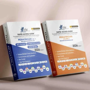 Pediatrician Rapid Access Guide Prometric exam preparation book with updated clinical MCQs for Gulf licensing exams