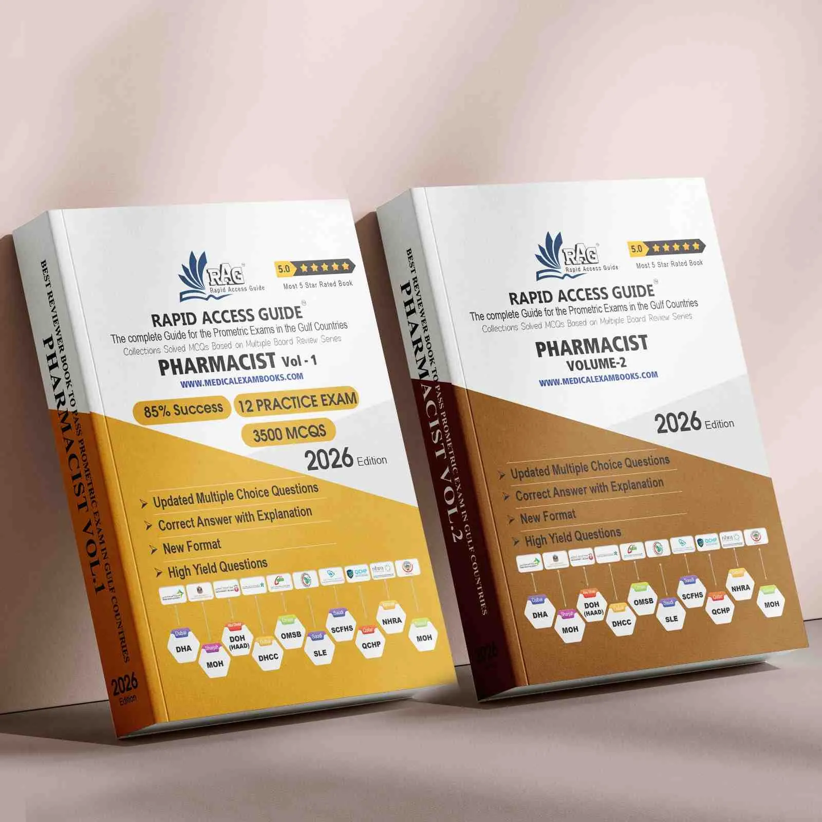 DHA Clinical Pharmacist Rapid Access Guide Prometric exam preparation book for Dubai Health Authority licensing exam