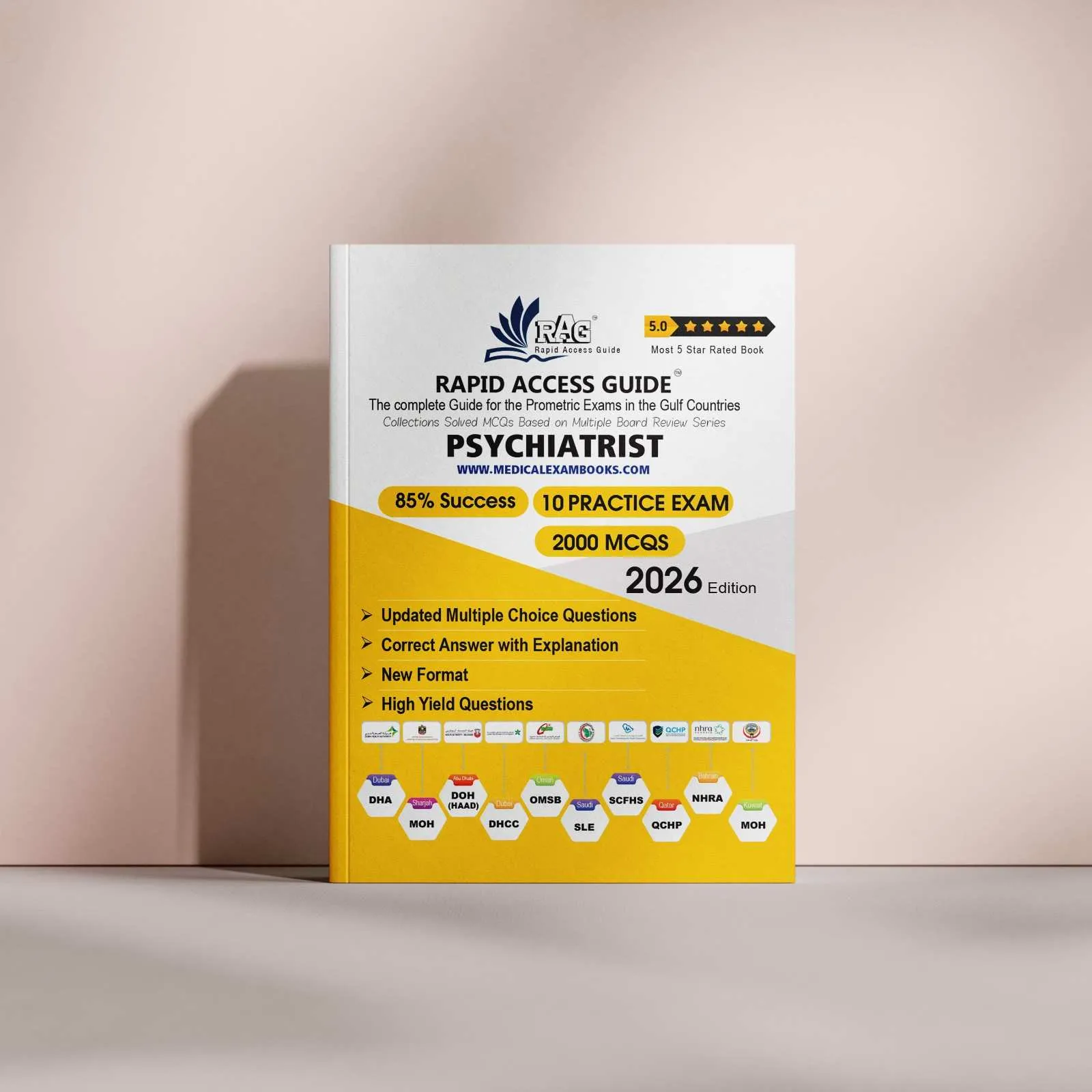 DHA Psychiatrist Prometric Exam Preparation Book – Rapid Access Guide (Advanced Clinical Scenarios) Advanced DHA Psychiatrist Rapid Access Guide with complex psychiatric clinical scenarios for Prometric exam preparation