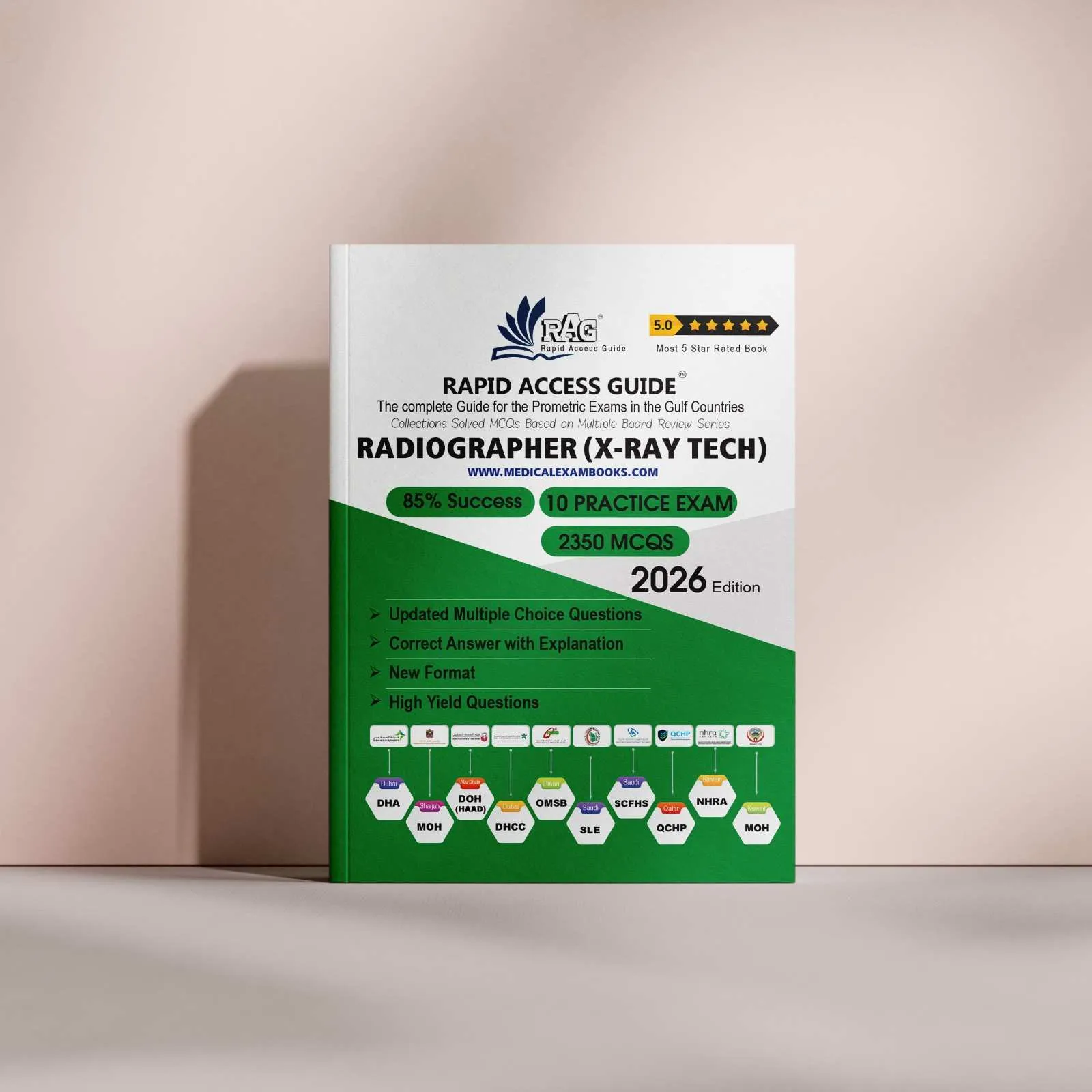 DHA Radiographer / X-Ray Technician Prometric Exam Preparation Book – Rapid Access Guide (Advanced Clinical Imaging) Advanced DHA Radiographer X-Ray Technician Rapid Access Guide with complex imaging scenarios for Prometric exam preparation